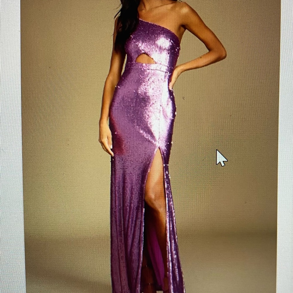 Lulus pink sequin dress NWT prom homecoming